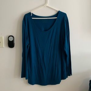 Carribbean blue Encircled top